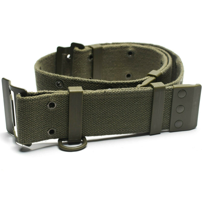 Ceinture en toile originale de l'armée française Famas Olive OD ceinture en toile France Military