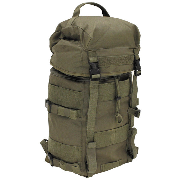 Sac à dos tactique militaire d'origine autrichienne avec couvercle supérieur amovible 25 l OD Green