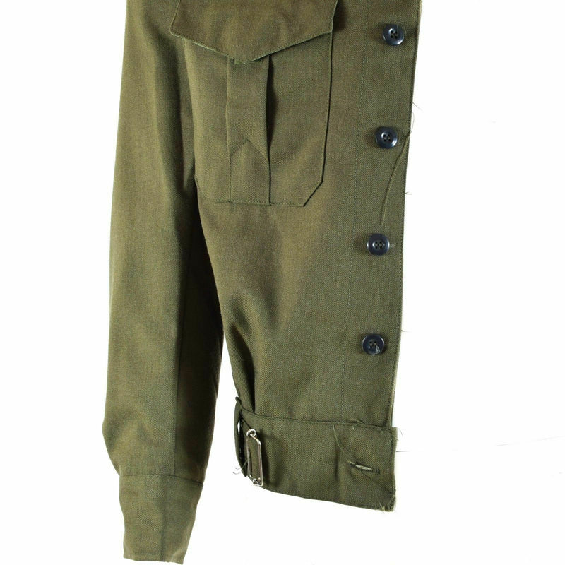 Echt Grieks legerveld Ike jas Gabardine Wool Blaze Khaki Militair nieuw