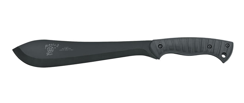 Couteau à lame fixe en acier inoxydable noir Fox Knives Brand Italy Macho 680T