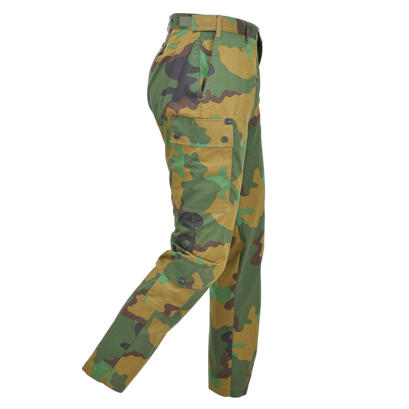 Pantalon tactique militaire néerlandais authentique, pantalon de combat renforcé, camouflage jungle, NEUF