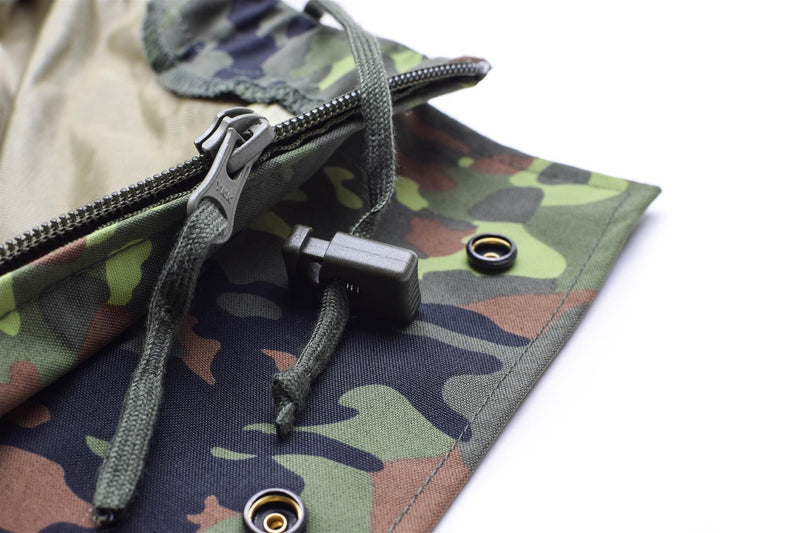 MIL-TEC-merk Duitse legerveldjack Goretex Flecktarn Camo waterdichte regen