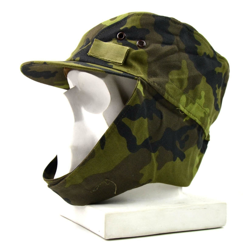 Originele Tsjechische leger militaire cap m 95 camo cz field combat hoed bos nieuw