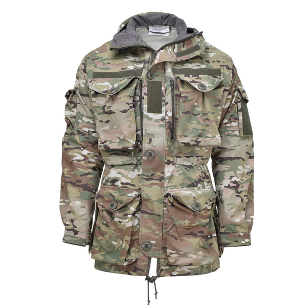 Leo Kohler Militaire tactische Smock -jas Ripstop Multicam Camouflage Field Coat