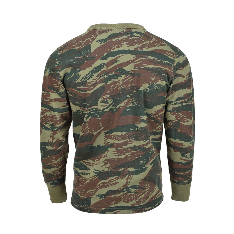 Origineel Grieks leger sweatshirt Griekenland militaire sportkleding shirts hagedis camo