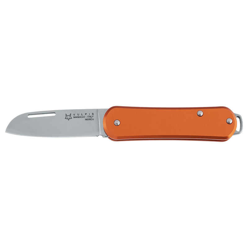 Fox Knives Vulpis FX-VP108 of vouwpakmes roestvrij staal N690Co Orange