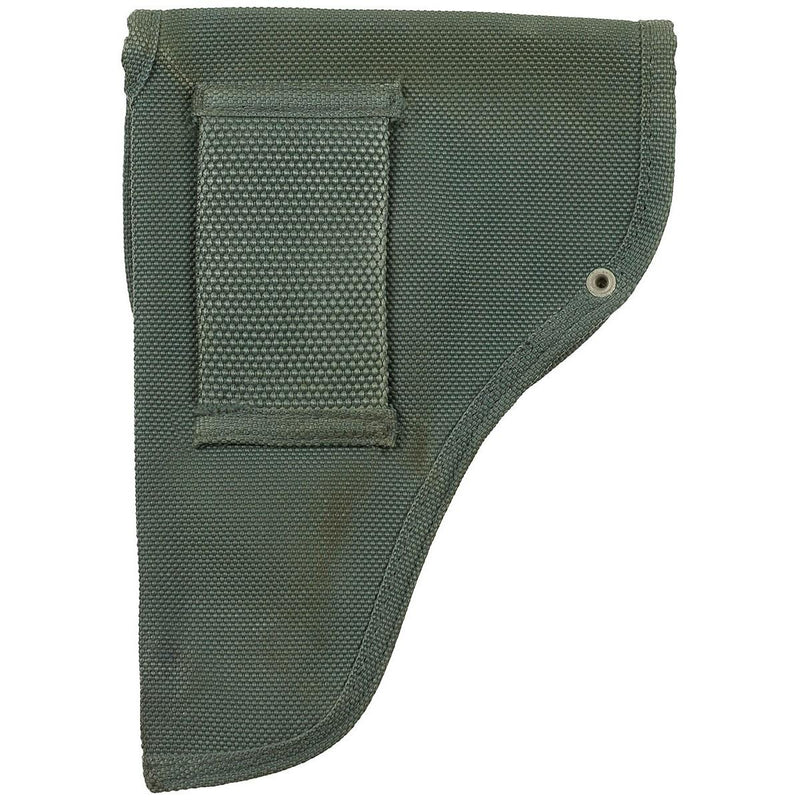 Origineel Italiaans militair pistool holster canvas grijs verstelbaar hold compact pistool