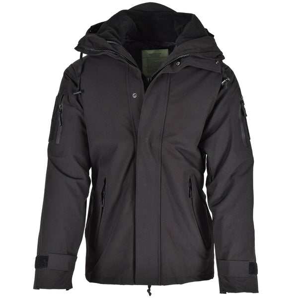 Mil-Tec Brand Parka W Winter Liner Warm Black Jacket Waterdichte mannen Regenuitrusting