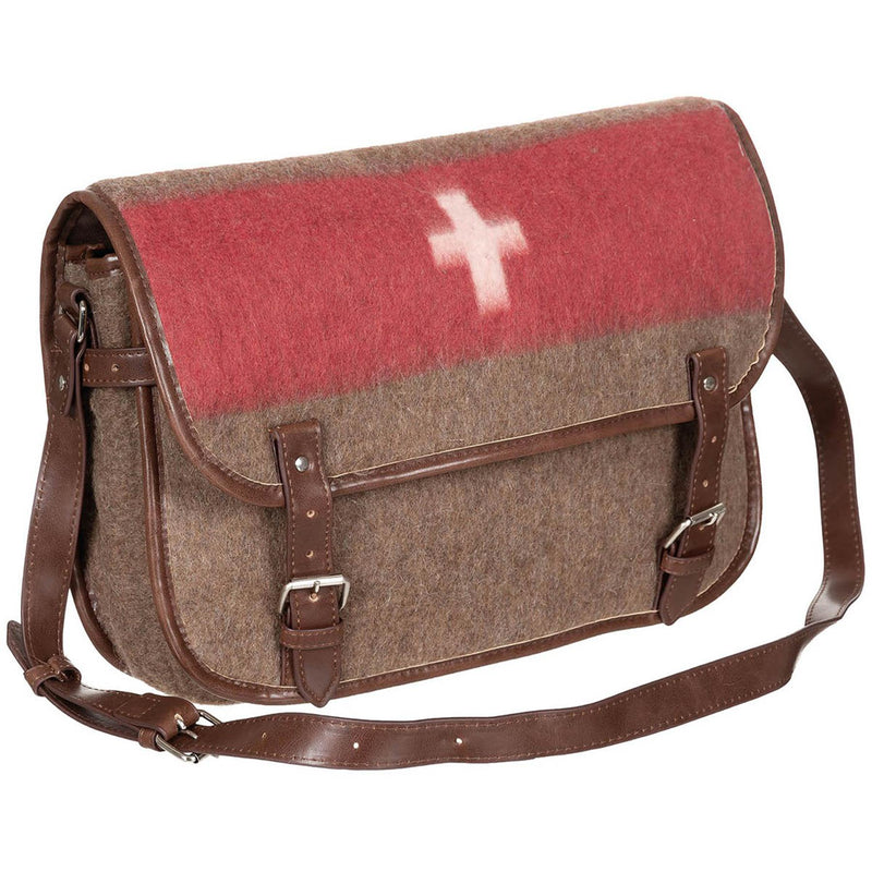 Wol Schoudertas Vintage Style EHBO -Medic Paramedic Purse Reproductie