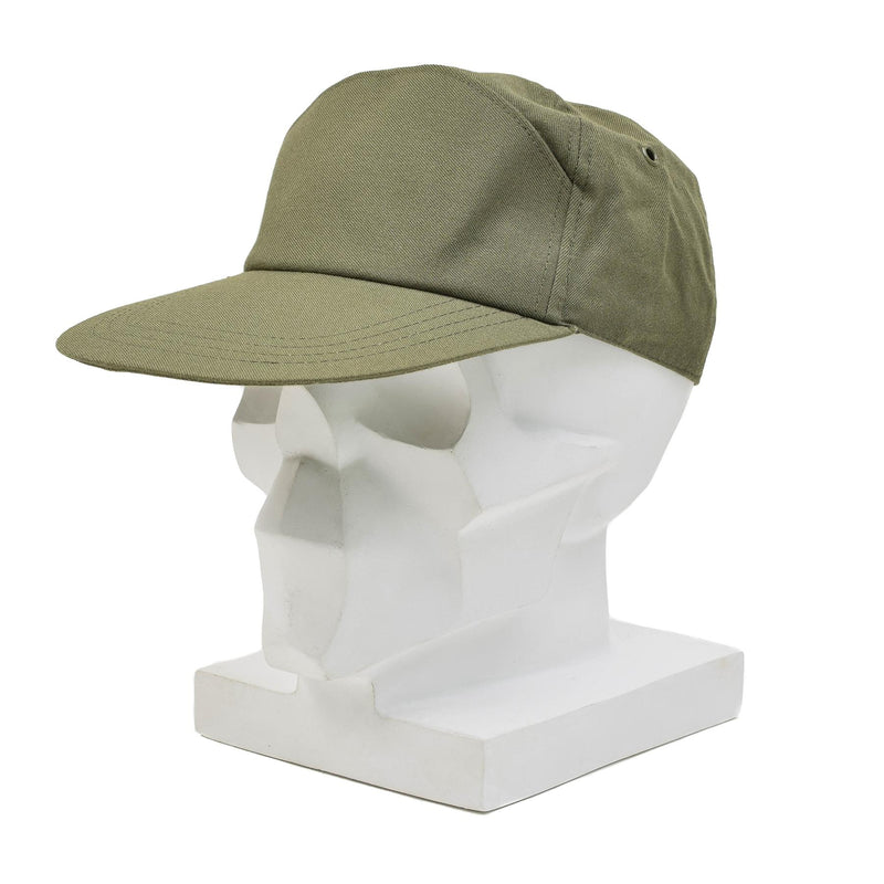 Originele Italiaanse militaire piloot Cap Classic Design Tactical Use Duurzame olijf