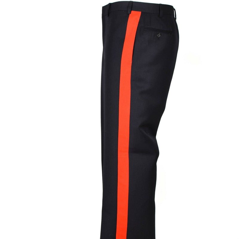 Pantalon de costume original des carabiniers de la police italienne, pantalon noir NEUF