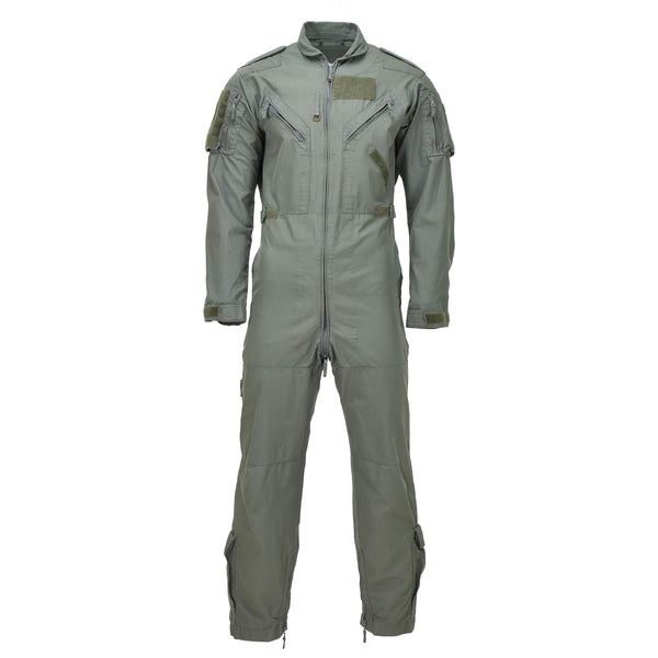 Echte Britse militaire brandwerende resistent Coverall Nomex Aircrew Elasticated Olive