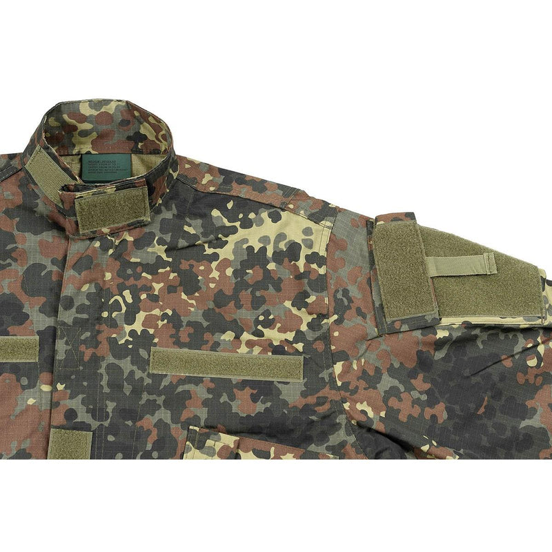 MFH -merk U.S. Militaire stijl Jas Veld Uniform Flecktarn Camo RIPST NIEUW