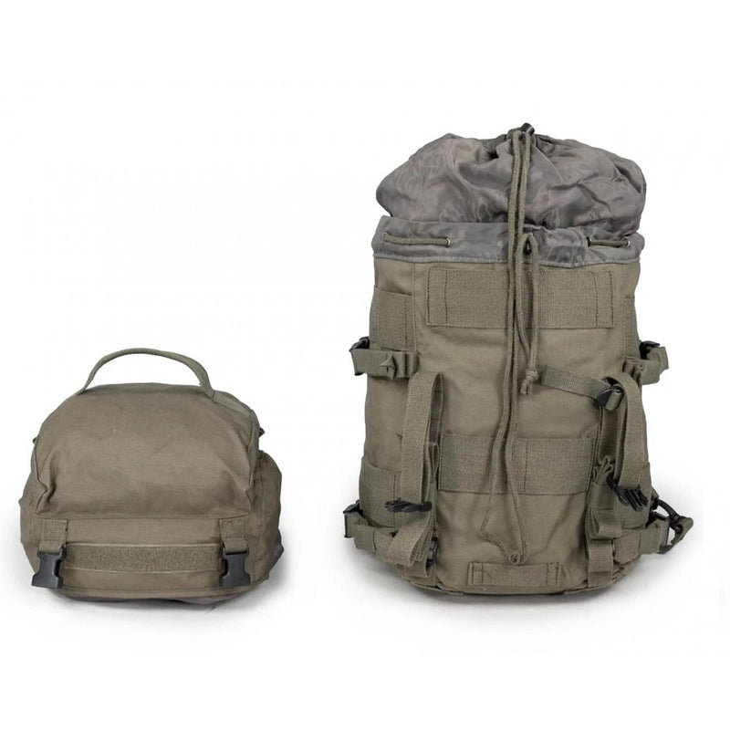 Originele Oostenrijk militaire tactische rugzak afneembare bovenklep 25l od green