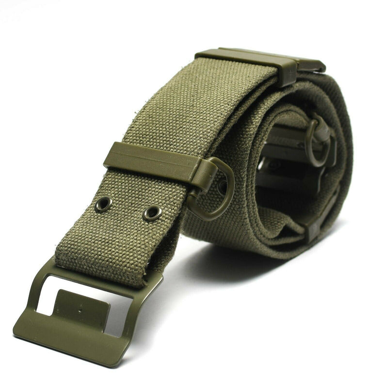 Ceinture en toile originale de l'armée française Famas Olive OD ceinture en toile France Military