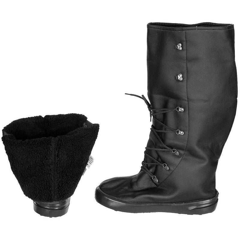 Bottes Alfa originales de l'armée norvégienne, chaussures isolantes en cuir noir, bonne adhérence, NEUVES