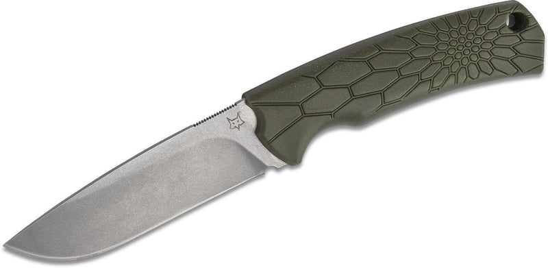 Fox Knives Brand Italië Core Vox Fixed Blade Knife Becut Steel Green Olive