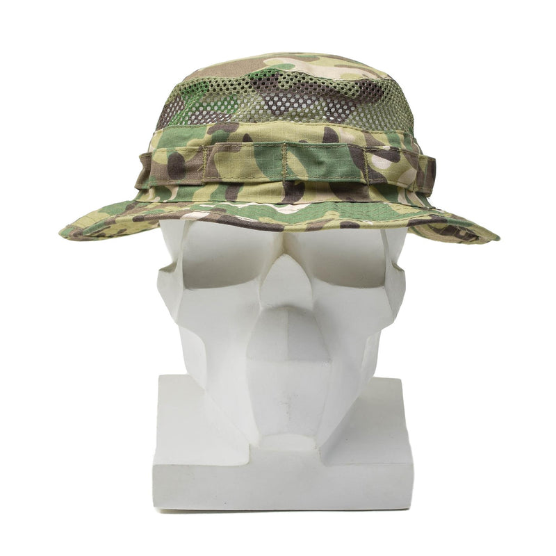 Chapeau de brousse tactique militaire MFH Mesh été champ molle-loops camouflage