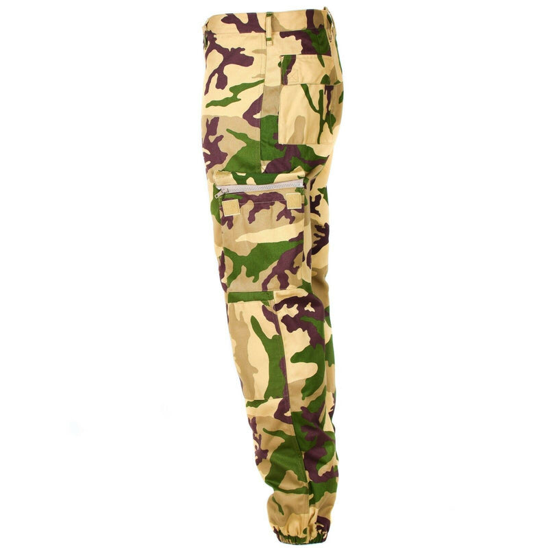 Pantalon de combat original de l'armée italienne Pantalon de terrain camouflage Desert tropic NEUF