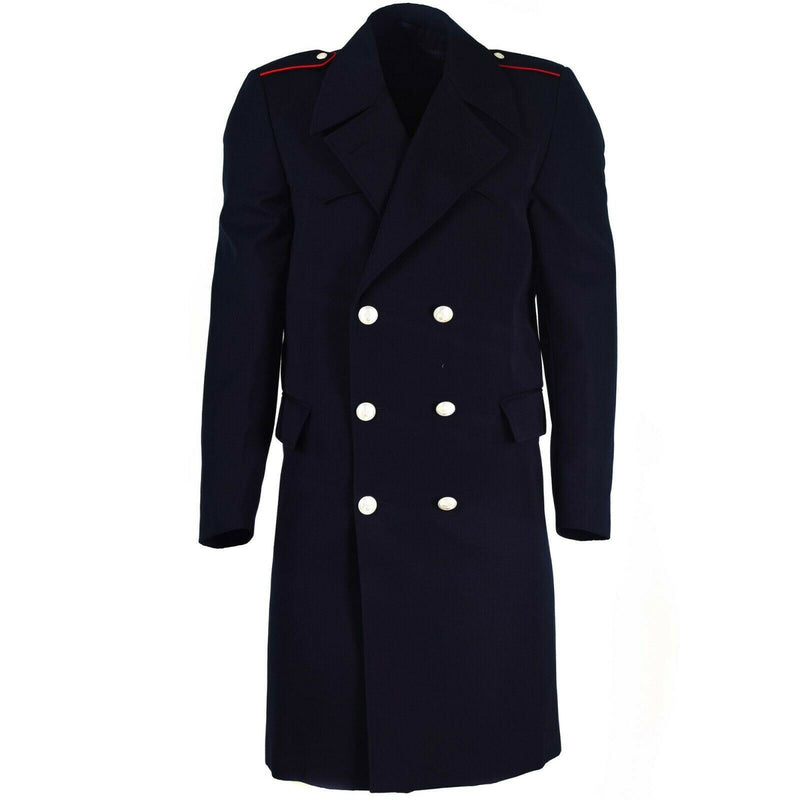 Véritable manteau de police militaire italien long carbinieri Italie trench coat avec doublure