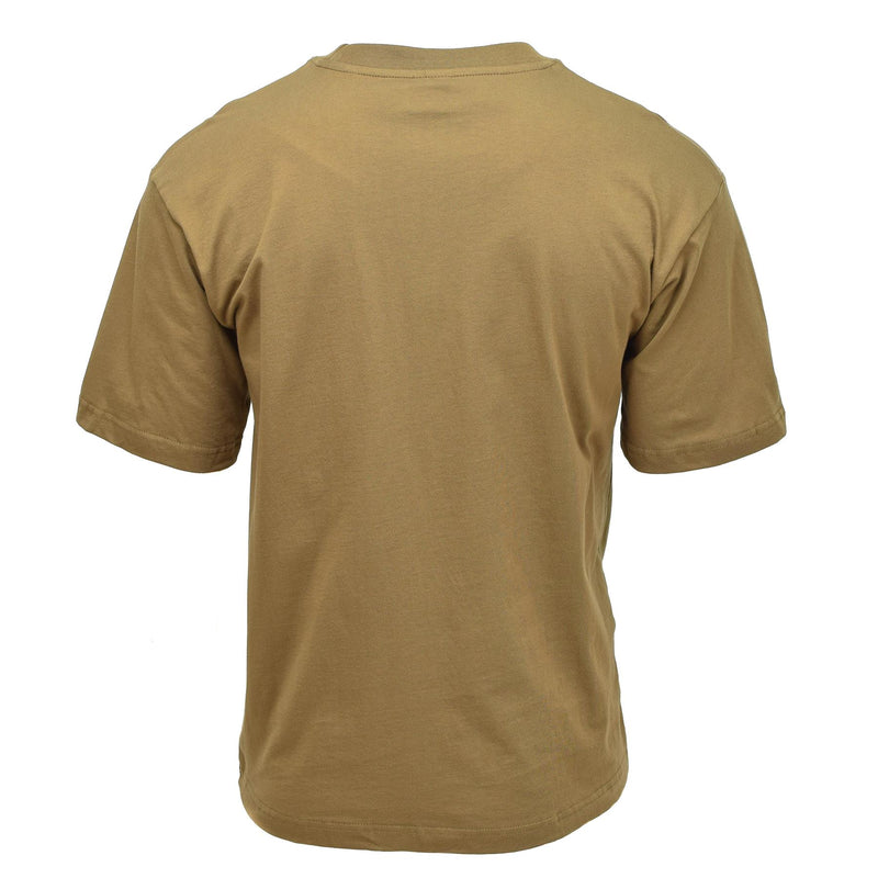 T-shirt de style militaire américain MFH, sous-vêtement robuste, léger et respirant, coyote