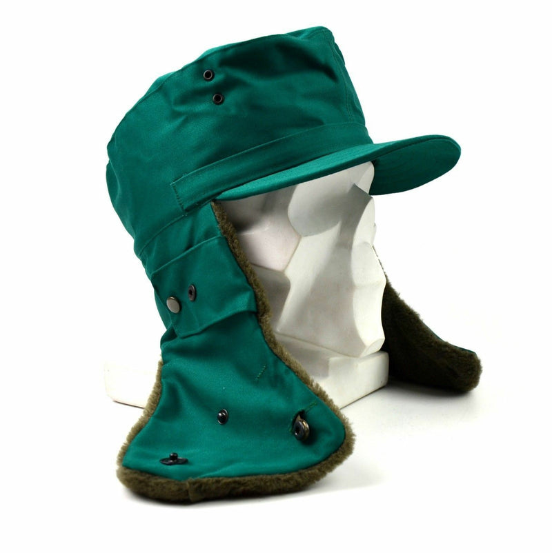 Véritable casquette militaire d'hiver de l'armée autrichienne Chapeau autrichien NEUF Édition militaire verte