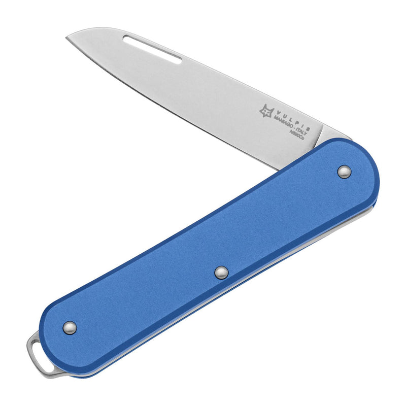 Fox Knives Vulpis FX-VP130 SB vouwpocket mes roestvrij staal N690CO blauw