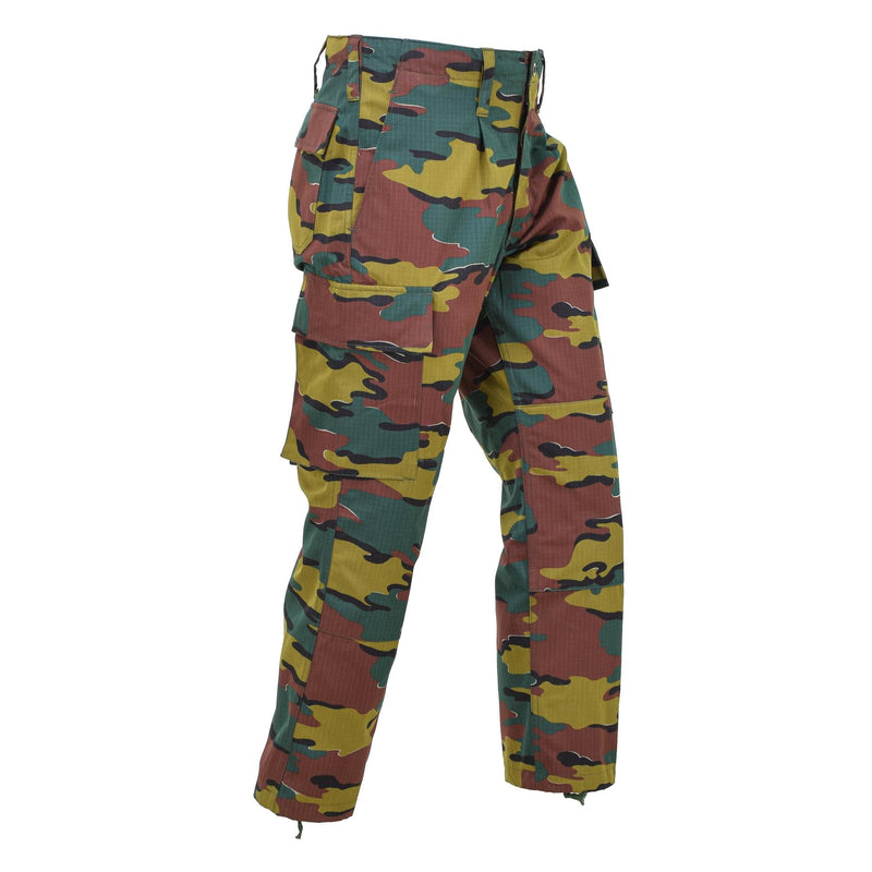 Originele Belgische legerveld gevechtsbroek ripstop jigsaw camouflage broek nieuw