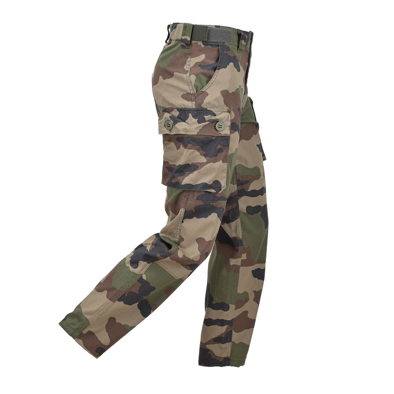 Pantalon cargo militaire français d'origine CCE camo ripstop traité anti-moustiques