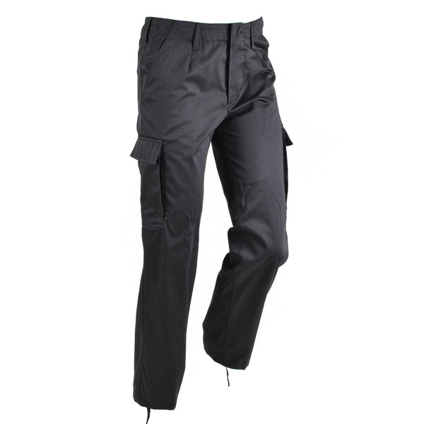 Pantalon en moleskine de style militaire allemand, pantalon d'uniforme de combat noir durable NEUF