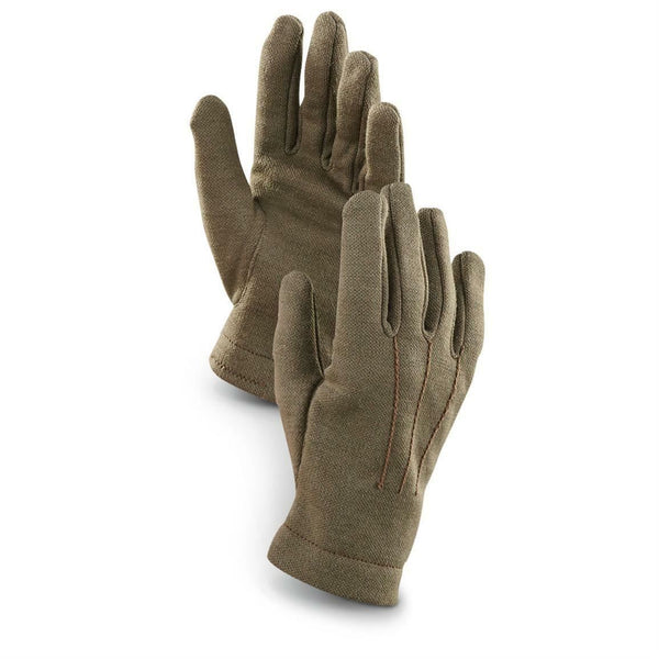 Gants militaires d'origine italienne de l'armée italienne, gants chauds d'hiver en laine olive