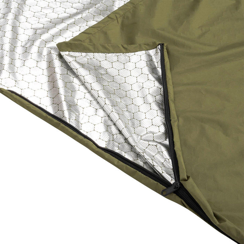 Sac de couchage d'urgence BIVY de survie MIL-TEC sac léger et étanche Olive