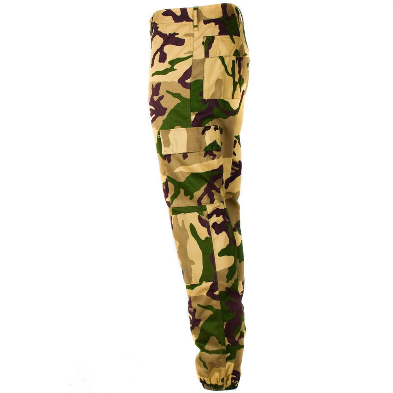 Pantalon de combat original de l'armée italienne Pantalon de terrain camouflage Desert tropic NEUF