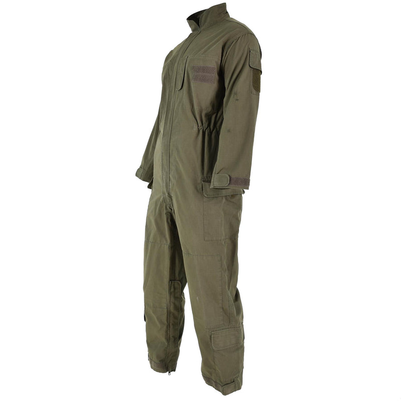 Combinaison de l'armée autrichienne originale en ripstop vert olive, surplus militaire