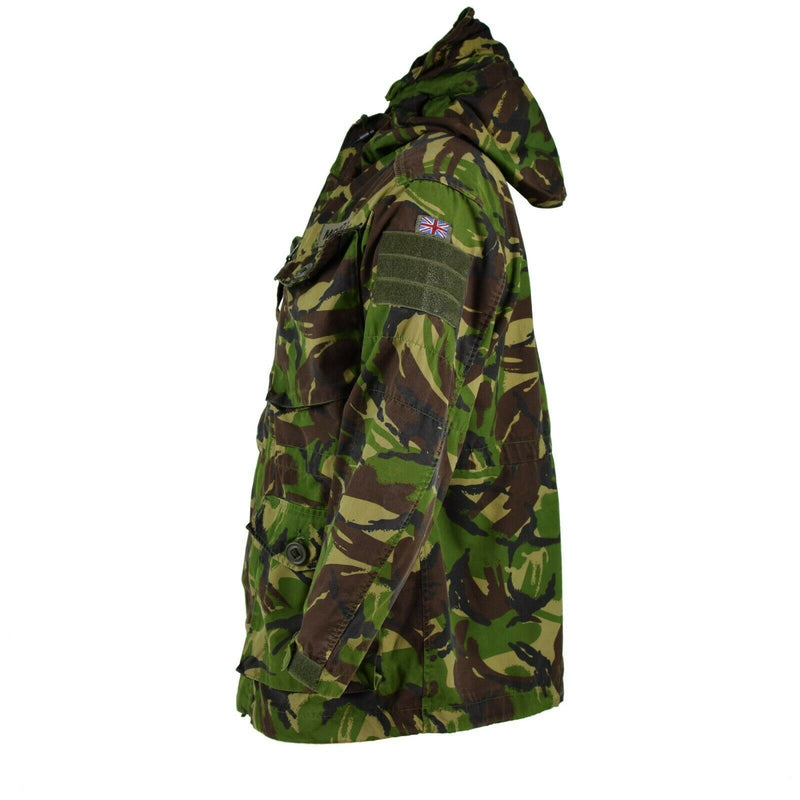 Veste de combat militaire DPM originale de l'armée britannique, parka coupe-vent