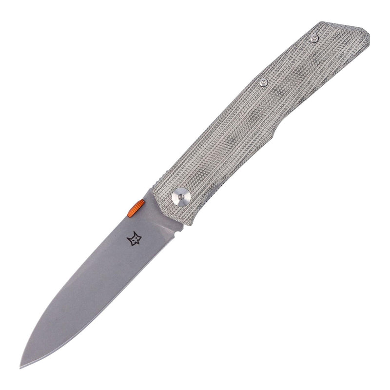 Couteau pliant Fox Knives LE SICILIEN 59HRC BECUT manche en micarta en acier inoxydable