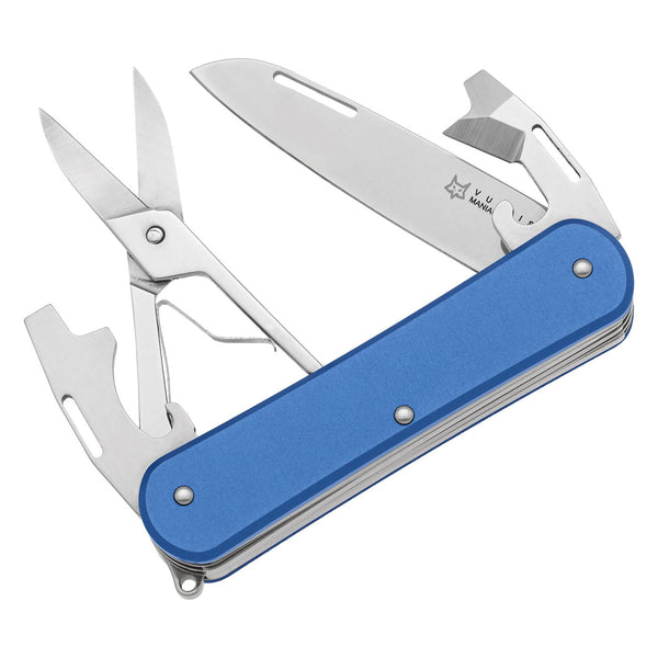 Fox Knives Vulpis FX-VP130-F4 SB Multi Tool Knife N690CO Steel Blade Blauw