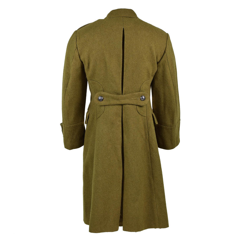 Echte Roemeense trench jas militair leger wol overjas zware winter shinel nieuw