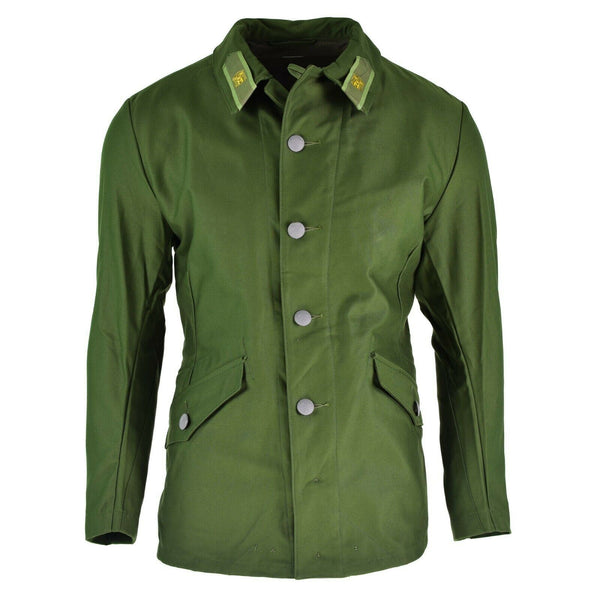 Veste originale de l'armée suédoise M59, uniforme de combat militaire vert