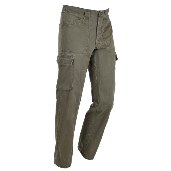 Pantalon de travail cargo original de l'armée autrichienne, pantalon classique de service sur le terrain olive