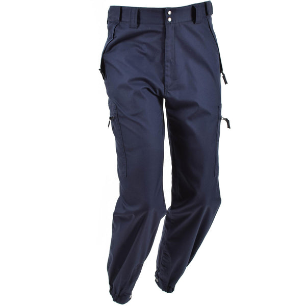 Véritable pantalon de police militaire français de combat pantalon cargo bleu foncé pour homme