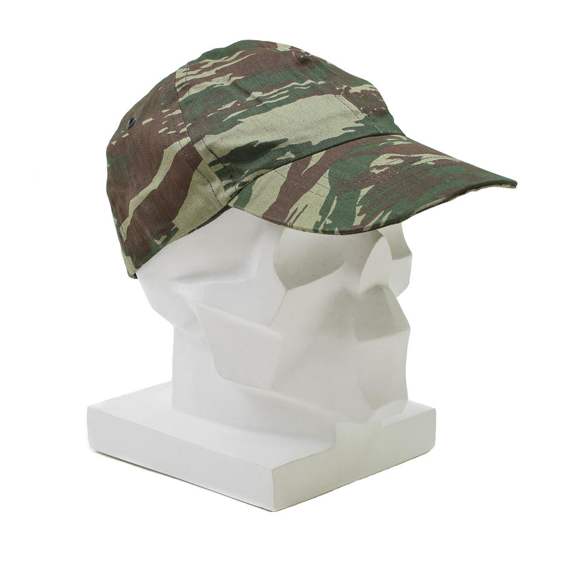 Originele Griekse legerveldtroepen Cap Lizard Camo hoed Griekenland militair overschot