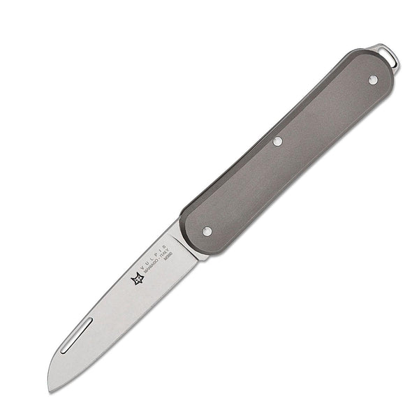 Couteau de poche pliant Fox Knives VULPIS en acier inoxydable M390 avec manche en titane