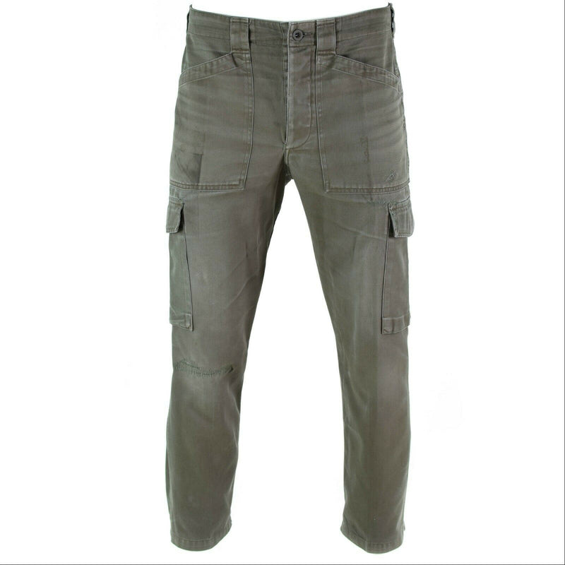 Pantalon de combat militaire authentique de l'armée autrichienne M65 OD Pantalon de combat militaire Olive BDU