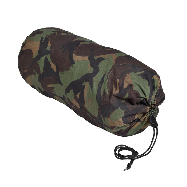 Sac de rangement de compression camouflage militaire néerlandais d'origine, sac de camping étanche