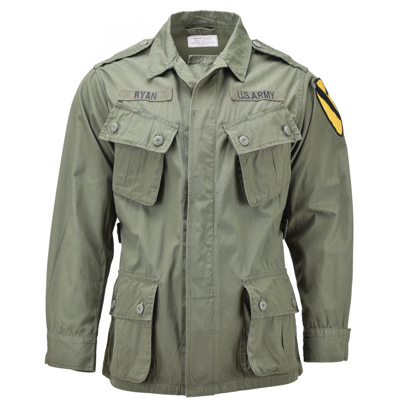 MIL-TEC merk Amerikaanse militaire stijl OD M64 Vietnam Jungle Jacket lichtgewicht BDU