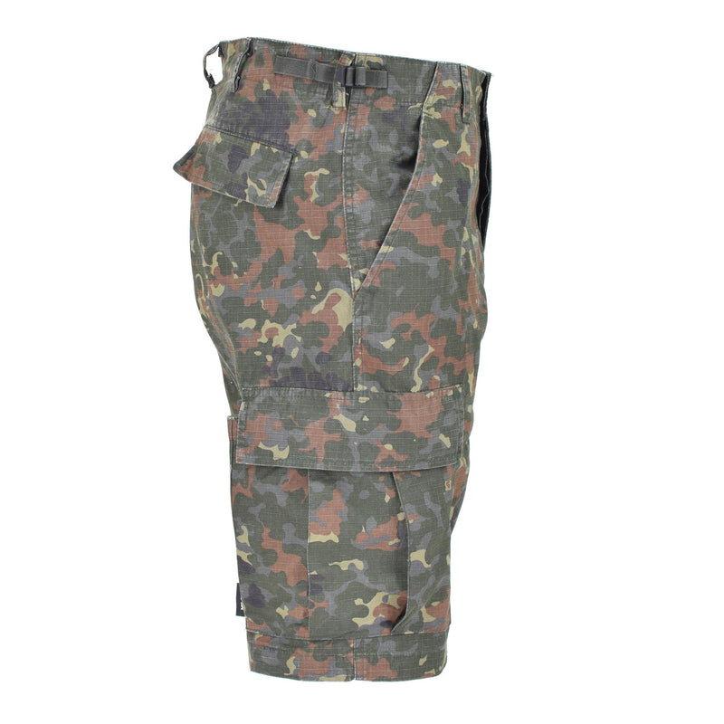 MIL-TEC merk Amerikaanse militaire stijl voorgesproken Flecktarn Camo Ripstop Field Shorts