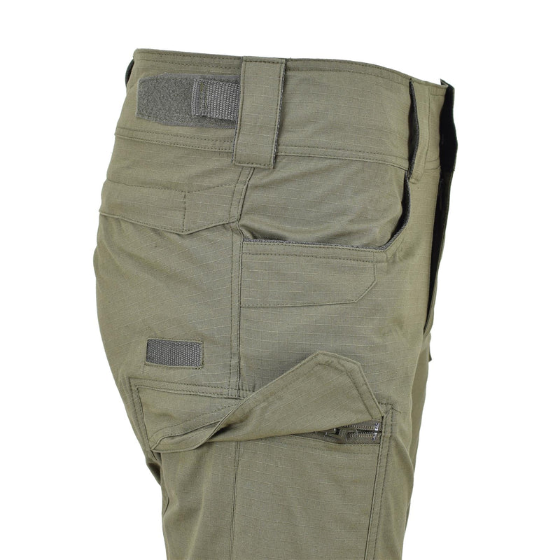 MFH merk militaire stijl shorts Bermuda stevige katoenen ripstop olijfuniform nieuw