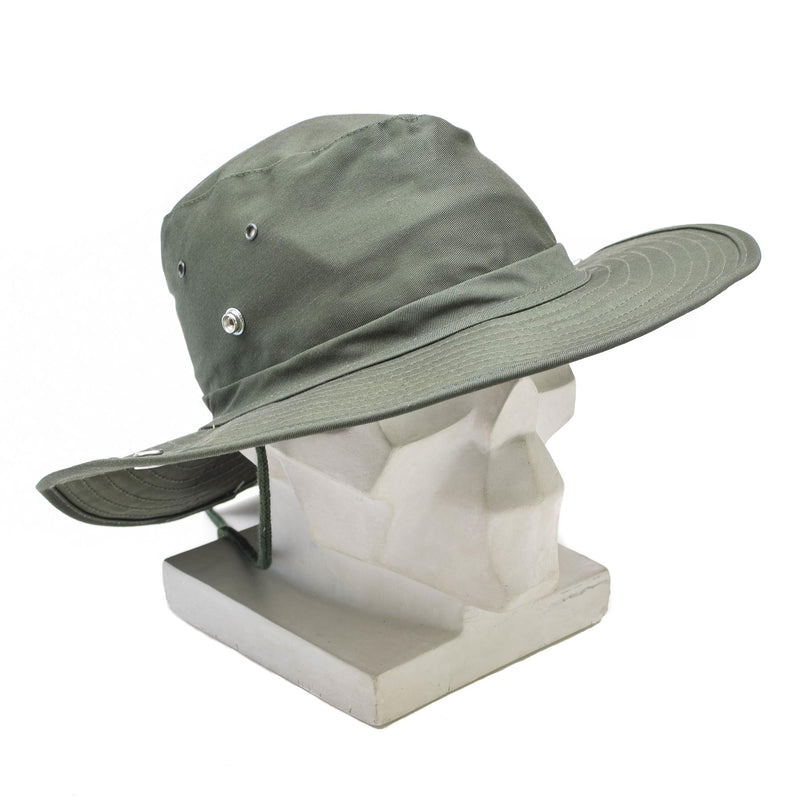 Mfh merk militaire stijl bush hoed olijf zomer jungle panama bucket cap nieuw