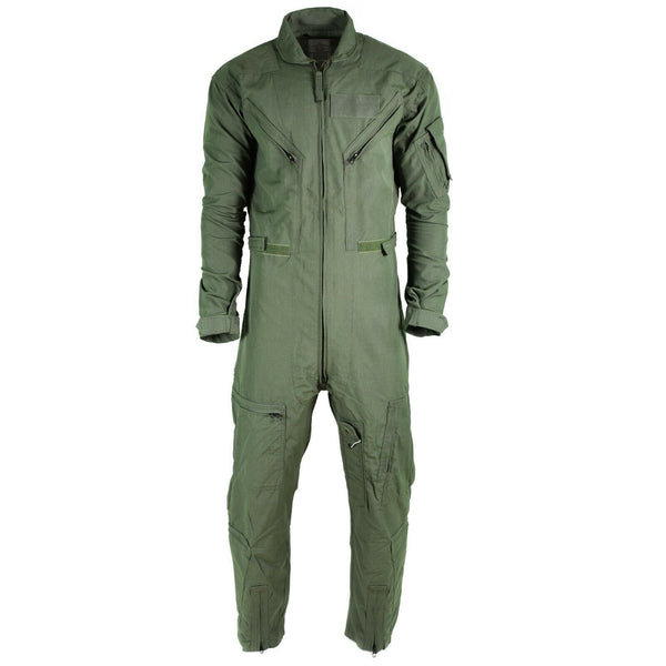 Echte Amerikaanse leger Coverall USAF CWU-27/P Flight Suit Green Nomex Fire Resist